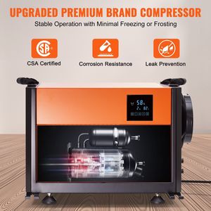 Deshumidificador Comercial de Gran Capacidad de 125 Pintas para Espacios Reducidos, Sótanos, Almacenes y Sitios de Trabajo con Manguera de Drenaje - Product Image 3