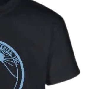 เสื้อยืดแขนสั้นลายกราฟิกสีดำสำหรับวัยรุ่น คอกลมพิมพ์ลายสีน้ำเงิน น้ำหนักเบา สวมใส่สบายทุกวัน เหมาะสำหรับสาวๆ - Product Image 3