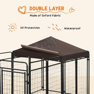 Recinto per Cani da Esterno con Protezione UV, Resistente all'Acqua, 9.3x4.6, Gabbia per Cani di Taglia Media e Grande, per Allevamento, Taglia XXXL - Product Image 6