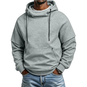 Sudaderas con Capucha para Hombre, Cuello Tipo Capucha, Cordón Ajustable, Manga Larga, Corte Holgado, Estilo Casual para Otoño e Invierno - Product Image 1