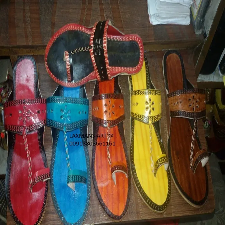 Sapatos casuais de couro indiano sapatos de couro da índia sapatos hippie sapatos casuais de couro sapatos de moda de couro kolhapuri