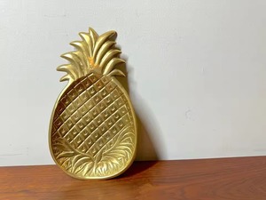 En promotion : Bol de service en métal doré en forme d'ananas avec couvercle sculpté, design original, fait main, pour fruits et collations, idéal pour les fêtes - Product Image 4