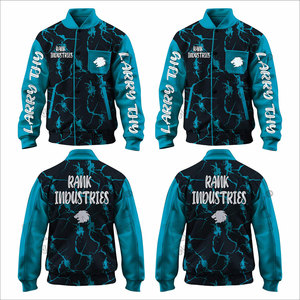 เสื้อแจ็คเก็ตฤดูหนาวสำหรับผู้ชาย ผลิตจากโรงงานโดยตรง ดีไซน์ Letterman  แบบติดกระดุมด้านหน้า ผลิตจากผ้าฟลีซที่เป็นมิตรกับสิ่งแวดล้อม ระบายอากาศได้ดี เหมาะสำหรับกิจกรรมกลางแจ้ง/ในร่ม - Product Image 6