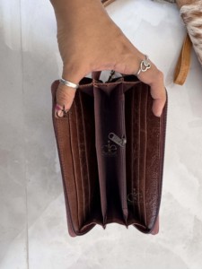 Portefeuille occidental en fourrure de vache pour femmes cheveux sur peau de vache sac à main en cuir de vachette pochette carte coque de téléphone Collection élégante pochette femmes - Product Image 5