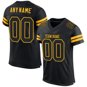 Jersey de Fútbol Americano Personalizado de Alta Calidad, 100% Poliéster, Anti-UV, Manga Corta, Cuello Corazón, Entrega Rápida para Hombre - Product Image 5