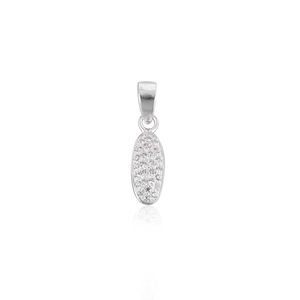 Nuevo Colgante Curativo de Plata de Ley 925 con Circonita Blanca, Joyería Boho de Diseño Personalizado - Product Image 1