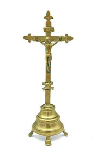Cruz de Iglesia Metálica Ecológica de Diseño Único Vintage, Técnica de Esmalte Duro, Impresión Offset 3D, Modelo de Recuerdo Hecho en India - Product Image 2