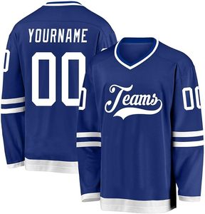 Maillot de hockey sur glace pour adulte personnalisé de haute qualité 100% polyester écologique à séchage rapide avec impression par sublimation - Product Image 5