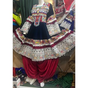 Robe traditionnelle afghane brodée à la main |   Tenue culturelle afghane |   Robes longues afghanes brodées à la main |   Mariage afghan - Product Image 5