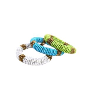 Pulsera bordada con cuentas hecha a mano elegante de alta calidad con lindo toque llamativo y pulsera de nuevo diseño para niña - Product Image 5