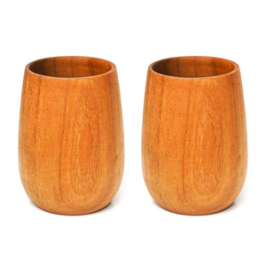 Taza de Madera de 200 ml para Bebidas Calientes y Frías - Ultra Resistente - Taza de Madera Premium Hecha a Mano por Artesanos Indonesios, Ideal para Té/Café/Leche - Product Image 3