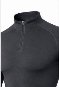 <b>Men's</b> Polyester <b>Cycling</b> <b>Jersey</b> | <b>Long</b> <b>Sleeve</b> Quick Dry Athletic with High Neck and Full Zip for All Season Riding OEM - Product Image 5