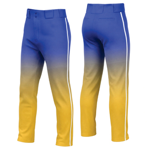 Customizable Breathable Stripe Baseball <b>Pants</b> Sublimation Technique Fastpitch Sportswear Own Logo Design Bsciwholesale Uniform - Product Image 4