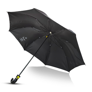 Sharkk DICTATOR 59 2 Fold Heavy Duty Black <b>Umbrella</b> for Men <b>Windproof</b> Travel Rain <b>Umbrella</b> with Strong Alloy Frame - Product Image 2