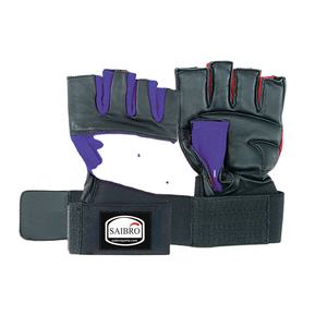 Gants professionnels unisexes en cuir de vachette à demi-doigts pour le sport et l'entraînement cycliste pour hommes et femmes - Product Image 1