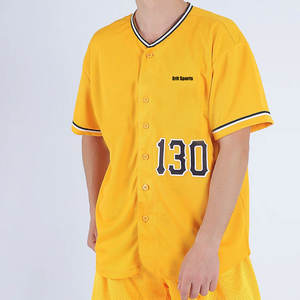 Nuevo Estilo, MOQ Bajo, Jersey de Béisbol Económico de Secado Rápido, Alta Calidad a Precio de Mayoreo - Product Image 2
