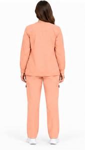 Blouse de laboratoire professionnelle ivoire pour chirurgien, unisexe, respirante, en coton et polyester, uniforme clinique à manches longues, uniforme médical, vente en gros - Product Image 2