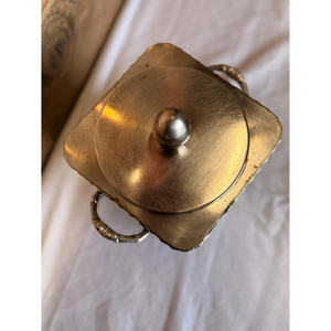 Customized Handmade Metal Ice Bucket With Gold Finished & Tong Soft Drinks <b>Cooled</b> Storage Basket Indoor Parties Ice cube - Product Image 3