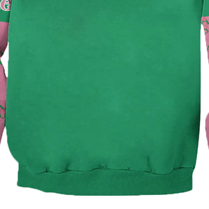 เสื้อสเวตเชิ้ตคอกลมทรงโอเวอร์ไซส์ ผ้าริบบ์ ระบายอากาศได้ดี พิมพ์ลายสกรีน สำหรับฤดูหนาว สไตล์สตรีทแวร์ ผลิตจากวัสดุที่ยั่งยืน - Product Image 3