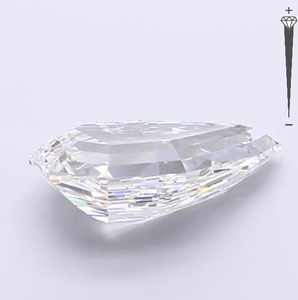 Diamante Cultivado en Laboratorio con Certificación IGI, Corte Pera de 5.03 CT, Color D, Claridad VVS1, CVD ROYAL GEMS, para Joyería - Product Image 3