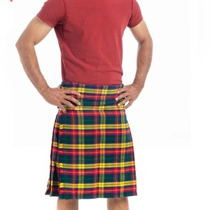 Vente en gros de kilt écossais personnalisable en coton et laine acrylique, confortable, avec logo et taille sur mesure pour hommes, couleurs et designs personnalisables Fortis Sports - Product Image 2