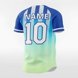 เสื้อเบสบอลทีมคุณภาพสูง ปรับแต่งได้ตามต้องการ ระบายอากาศได้ดี แขนสั้น ผลิตจากโพลีเอสเตอร์ 100% ดีไซน์ใหม่ สำหรับผู้ชาย - Product Image 4