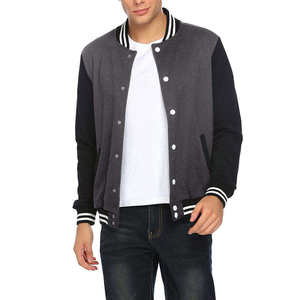 Best Selling Custom Wool Coated Front Reversible Stand Letterman <b>Bomber</b> <b>Varsity</b> <b>Jacket</b> Men <b>Women</b> Winter Waterproof Breathable - Product Image 3