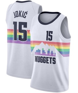 Custom Printed Team Basketball Jerseys Breathable Quick Dry Plus Size Short Sleeve Outdoor Sportswear 2025 100% Polyester <b>Mesh</b> - Product Image 1