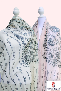 Luxury Signature Custom Printed Square Scarf Manufacturer <b>Silk</b> Feel <b>Head</b> <b>Wrap</b> Shawl OEM ODM Private Label Textile Factory India - Product Image 4