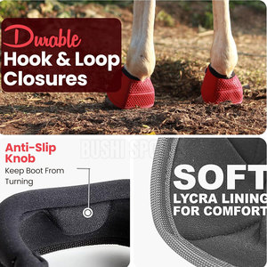 High Quality Horse Bell <b>Boots</b> Featuring <b>Secure</b> Fastening And Comfortable Horse Bell <b>Boots</b> For Equestrian Training - Product Image 2