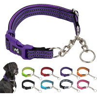 Großhandel Luxuriöses Verstellbares Nieten-Lederhalsband für Hunde - Langlebiges Hundetrainingshalsband