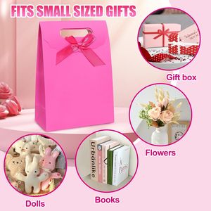 Set di 4 Sacchetti Regalo di Media Dimensione 7 X 4 X 10 Pollici con Manici per Feste, Compleanni, Matrimoni e Altre Occasioni - Product Image 2