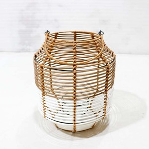 โคมไฟหวายลวดเหล็กสองโทนสำหรับงานแต่งงานในบ้านที่ทันสมัย - Product Image 3