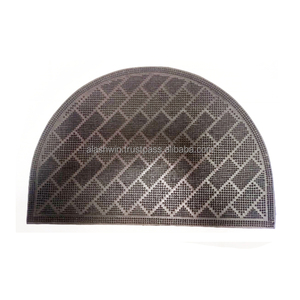 Tốt Nhất Ấn Độ-Thực Hiện Hiện Đại Handmade Dệt Mô Hình Trừu Tượng Không-Trượt Cao Su Pin Mat Cho Nhà Sử Dụng Cao Cấp Cửa Mat - Product Image 5