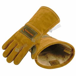 Industrial Welding <b>Gloves</b> Heat Resistant Heavy Duty Protective <b>Gloves</b> for Metal Work Construction and Fabrication - Product Image 3
