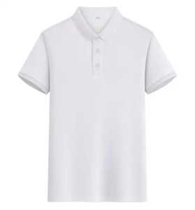 Polo en coton uni pour homme, manches courtes, tissu piqué respirant, coupe classique, style décontracté avec logo thermocollé sur le devant - Product Image 2