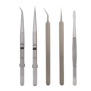 Pince à bijoux à forte adhérence en acier inoxydable, construction en plastique, conception durable pour une préhension précise, meilleur contrôle, vente en gros - Product Image 6