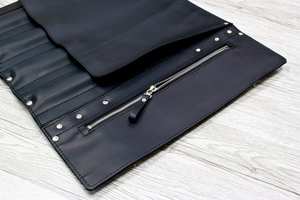 Bolsa de Cuero Personalizada para Cuchillos de Chef, Resistente a Olores, de Alta Resistencia, Cómoda y Duradera, para Transportar Herramientas de Cocina - Product Image 5