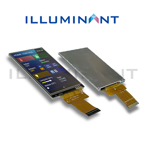 3.5นิ้ว320x480 TFT โมดูลจอ LCD 4-SPI/3-SPI/MCU-16bit อินเตอร์เฟซ ILI9488 250 nits IPS LCM LED Backlight Transmissive - Product Image 1