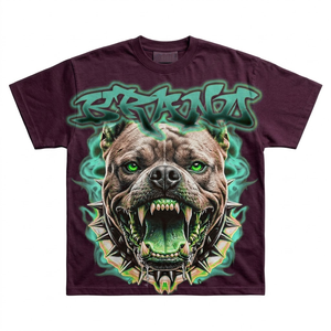 T-shirts en coton biologique épais très demandés, t-shirts vierges personnalisables de haute qualité, t-shirts oversize pour hommes - Product Image 1