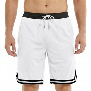 Men's Premium Breathable <b>Mesh</b> Shorts Drawstring Waist Cross Graphic Custom Logo Basketball Streetwear OEM ODM - Product Image 2