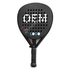 Raquette de padel personnalisée en fibre de carbone 24K – Raquette professionnelle blanche OEM avec design par sublimation et noyau en mousse EVA - Product Image 1