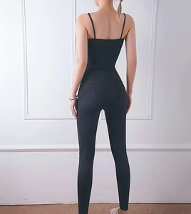 Fitness Yoga Wear Apparel Home Exercise Pants Backless Yoga Bra Organic Yoga Sets for Women - Product Image 5