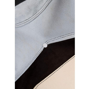 Guêtres de soudeur en cuir de vachette pleine fleur de qualité supérieure, résistantes à l'abrasion et à la chaleur, protection robuste des pieds pour vêtements de sécurité - Product Image 5