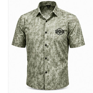 Camisa Moderna con Estampado Geométrico para Hombre, Tela Suave y Acabado de Primera Calidad para Uso Diario - Product Image 1