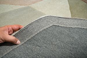 Tapis géométrique en laine tufté à la main, 3400 GSM, tailles personnalisées, tapis tufté pour salon - OEM/ODM d'Inde - Product Image 3