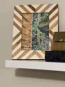 กรอบรูปฝังกระดูกสีดำและสีขาว ดีไซน์สำหรับวางบนโต๊ะ - Product Image 3