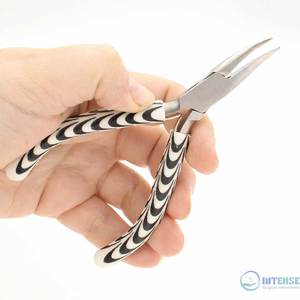 คีมปากแหลมสเตนเลสสตีลลายม้าลาย ขนาด 5 นิ้ว 127 มม. ด้ามจับสบายมือ พร้อมสปริงคู่ สำหรับทำเครื่องประดับ - Product Image 2