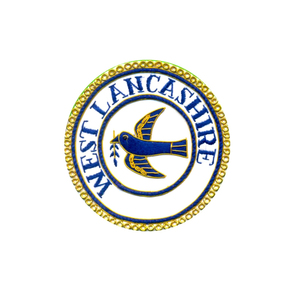 Insignia Masónica de la Mejor Calidad, Diseño de Primera Calidad, Chapada en Oro, Técnica de Bordado en Tela, Insignia Masónica de Pakistán - Product Image 4