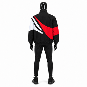 Custom Men's Retro Color Block Windbreaker <b>Jacket</b> Lightweight Waterproof Oversized Streetwear Hip Hop Sports <b>Track</b> <b>Jacket</b> - Product Image 5